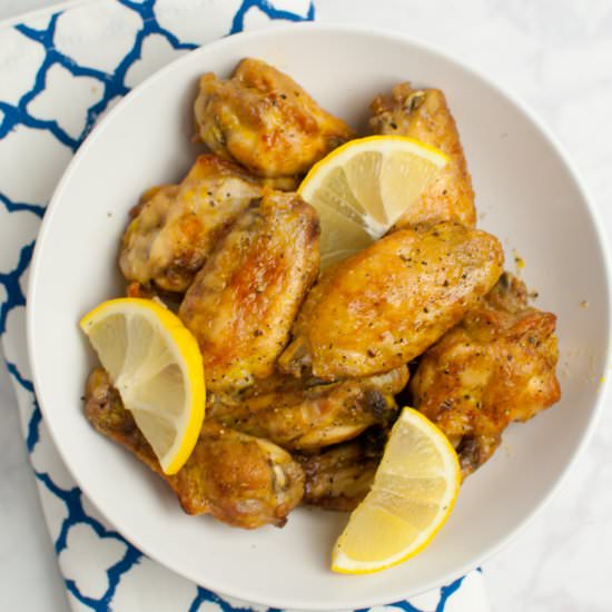 Baked Lemon Pepper Wings