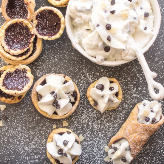 Creamy Homemade Baked Cannoli
