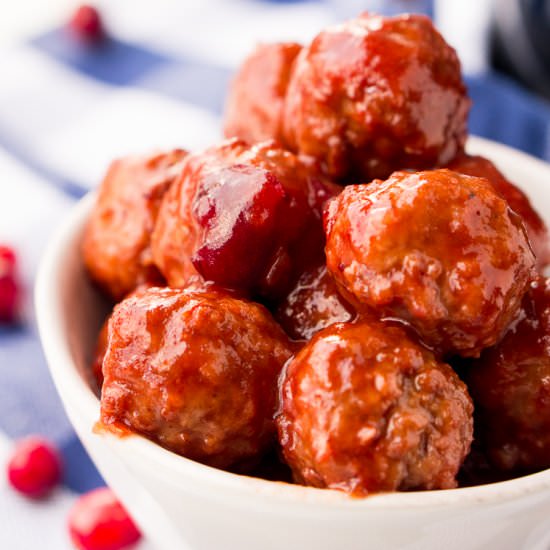 Cranberry Orange Meatballs