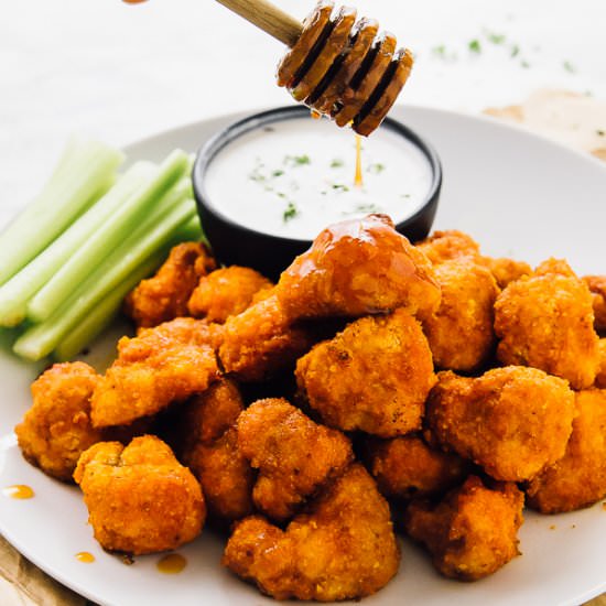 Vegan Cauliflower Buffalo Wings