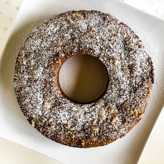 Healthy Pumpkin Coffee Cake
