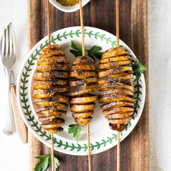 Baked Tornado Potatoes