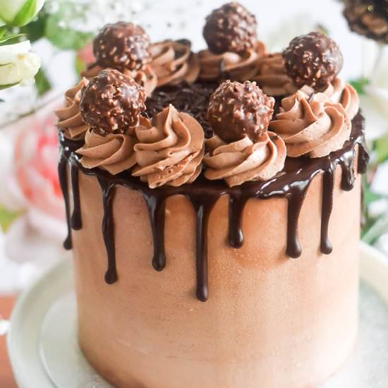 Chocolate Cheesecake Cake