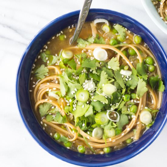 15 Minute Asian Cold Remedy Soup