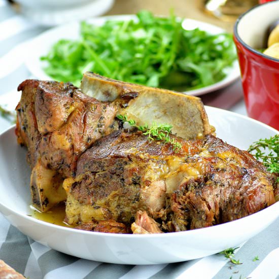 Rosé-Braised Pork Shoulder