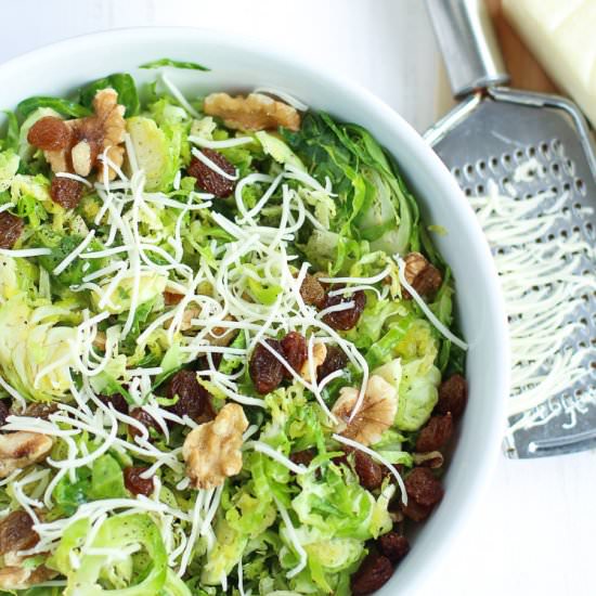 Shaved Brussel Sprouts Salad