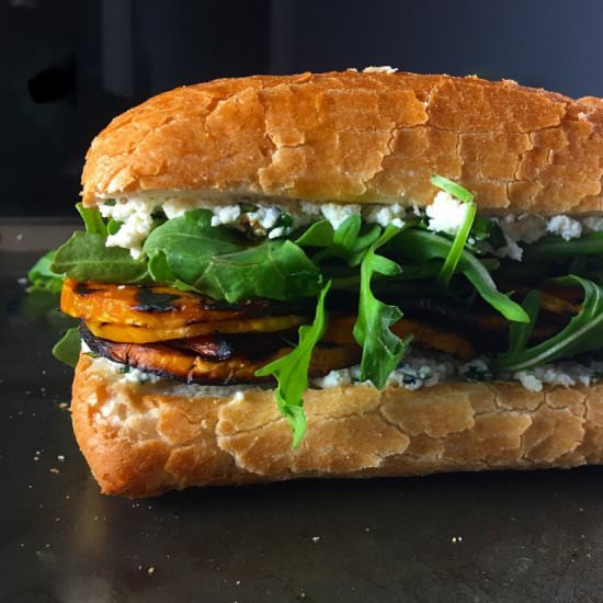 Grilled Butternut Squash Sandwich