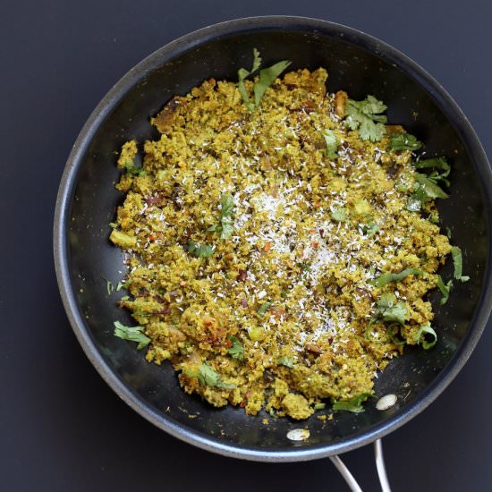 Indian Spiced Broccoli Stir fry