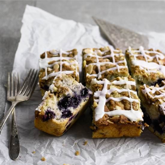 Blueberry Almond Coffee Cake
