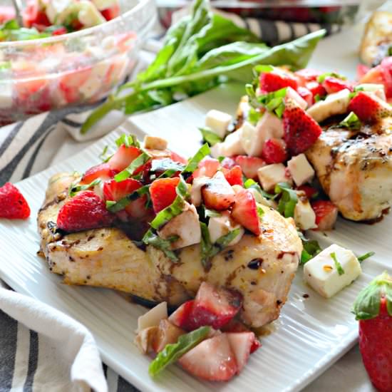 Strawberry Balsamic Grilled Chicken