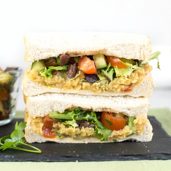 Ultimate vegan sandwich
