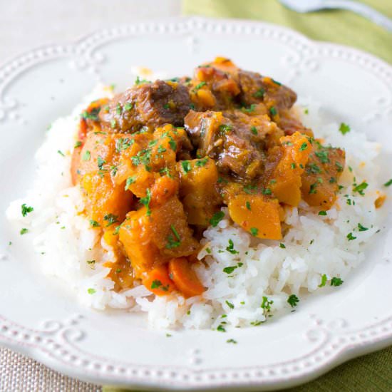 Beef and Butternut Squash Stew