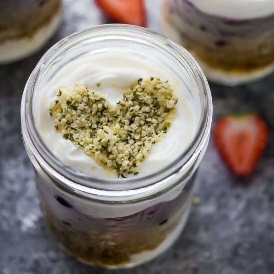 High Protein Berry Yogurt Parfaits
