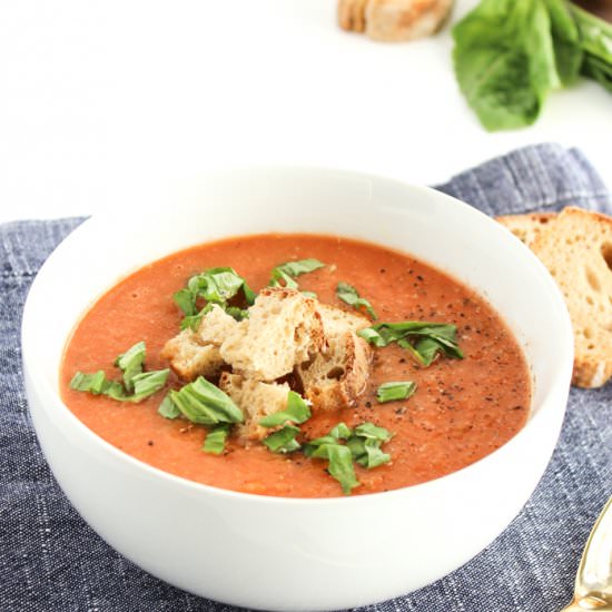 The Easiest Tomato Soup