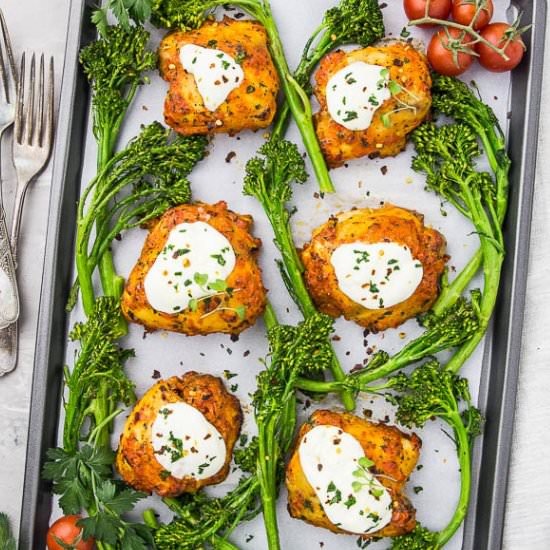 Sheet Pan Chicken Fra Diavolo