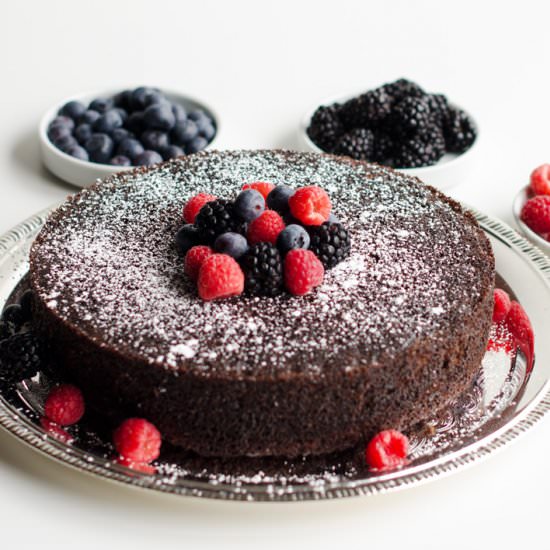 Ginger Cake with Lime Cream