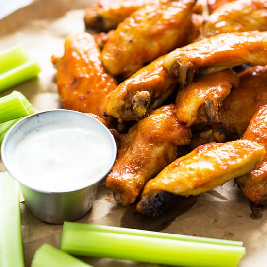 Slow Cooker Buffalo Chicken Wings