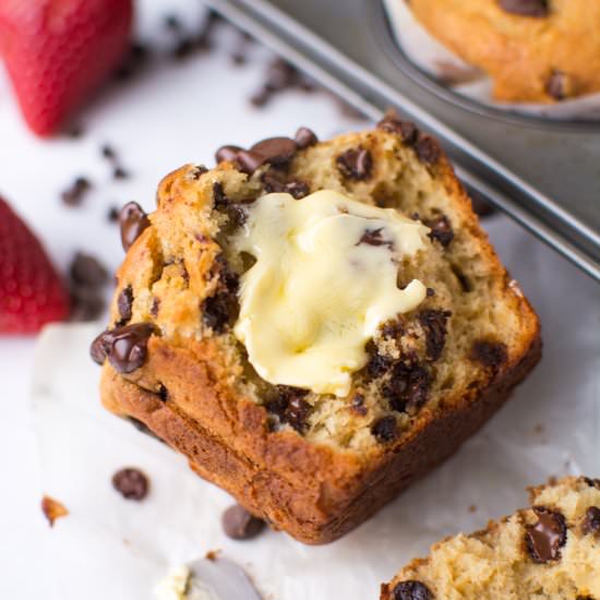 Jumbo Chocolate Chip Muffins