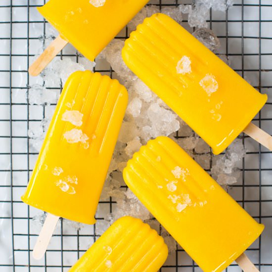 Pineapple Mango Popsicles