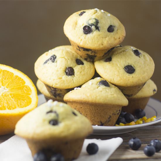 Orange Blueberry Muffins