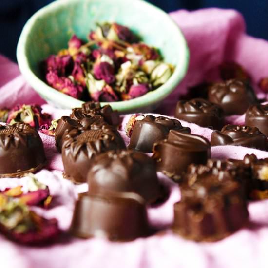 Red Wine Filled Chocolates