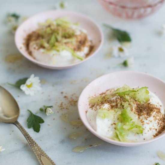 Heart-Healthy Apple Yogurt Cups