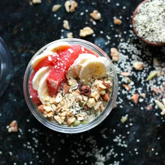 Turmeric Milk Soaked Oats