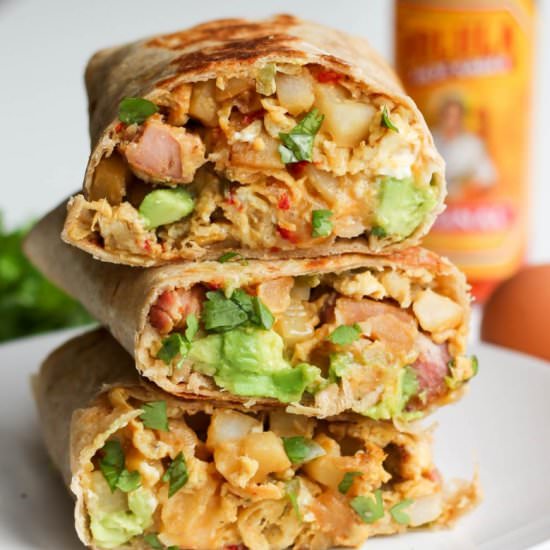 Whole Wheat Breakfast Burrito