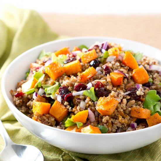 Harvest Butternut Squash Quinoa Sal