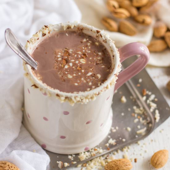 almond milk hot cocoa