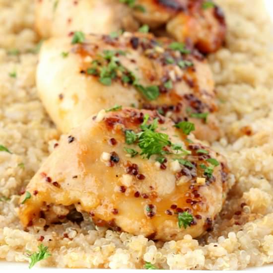 Honey Mustard Glazed Chicken