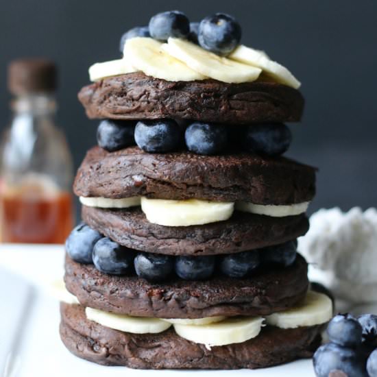 Double Chocolate Chip Pancakes