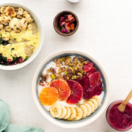 Vegan Breakfast Power Bowls