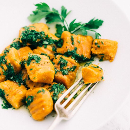 Vegan Gluten-Free Carrot Gnocchi
