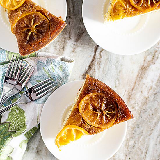 Meyer Lemon Upside Down Cake