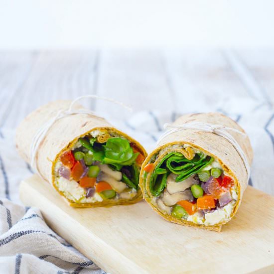 Roasted Veggie Wrap