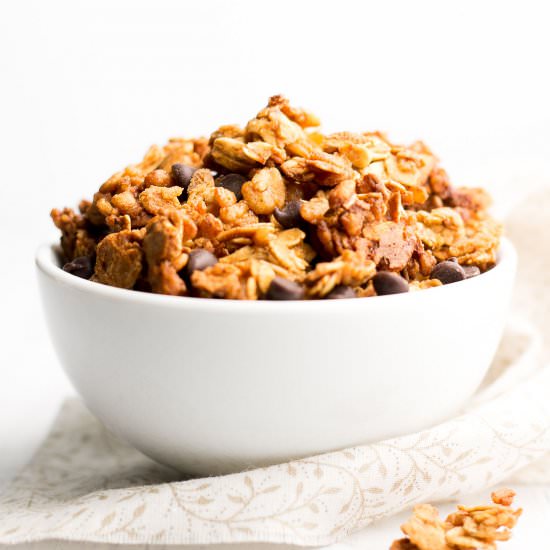 Chocolate Peanut Butter Granola