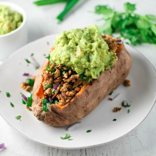Taco Stuffed Sweet Potato