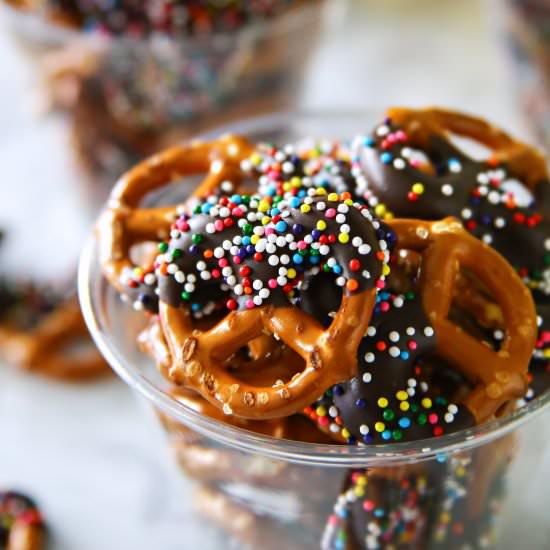 Chocolate Covered Pretzels