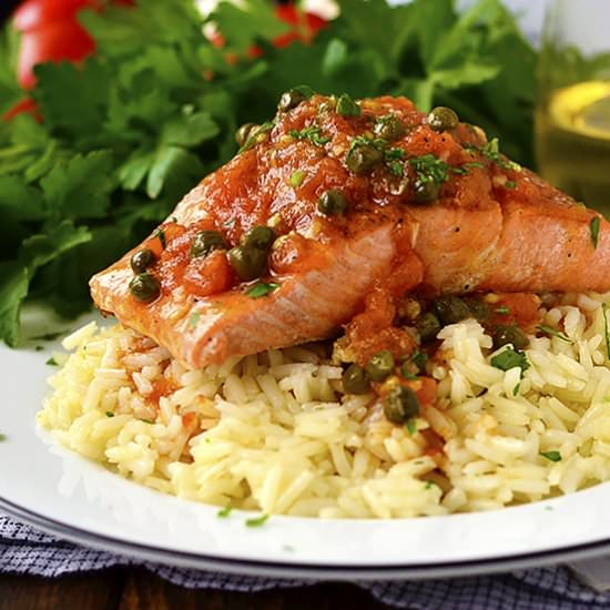 Salmon Provencal