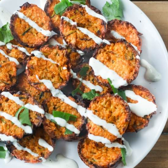 BUFFALO CHEDDAR QUINOA POPPERS