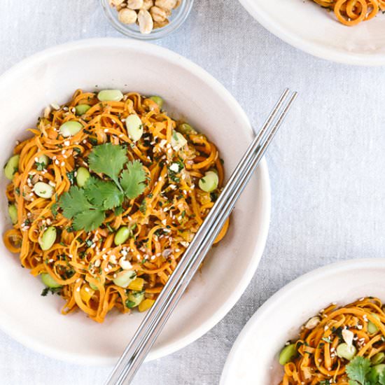 Sweet Potato “Noodle” Pad Thai