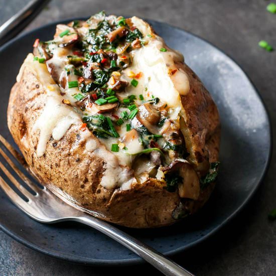 Cheesy Loaded Baked Potatoes