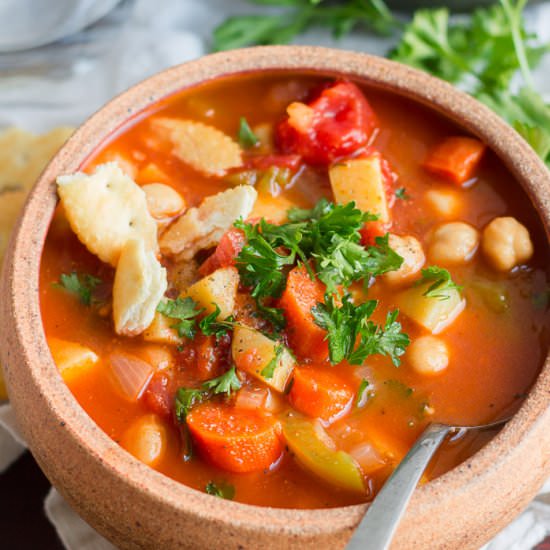 Manhattan Chickpea Chowder