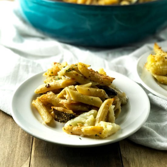 Cauliflower Mushroom Mac and Cheese