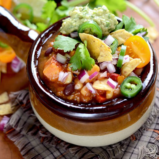 Vegan Sweet Potato Chili