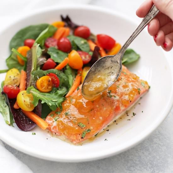 Sweet and Sour Glazed Salmon