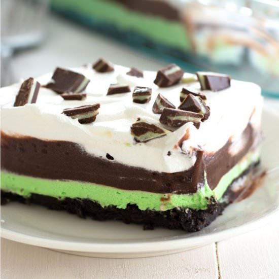 Mint Chocolate Lasagna