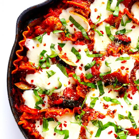 Skillet Veggie Lasagna