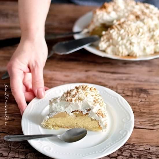 Apple Cake with Whipped Cream